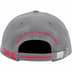 Supreme Jagged Visor 6-Panel - Grey (front)