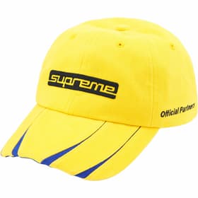 Supreme Jagged Visor 6-Panel Yellow