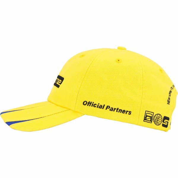 Supreme Jagged Visor 6-Panel - Yellow (front)