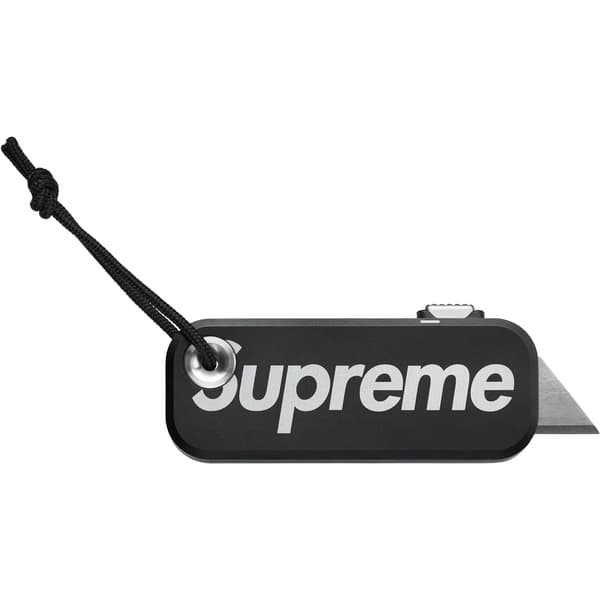 Supreme James Brand Palmer Utility Knife - Black (front)