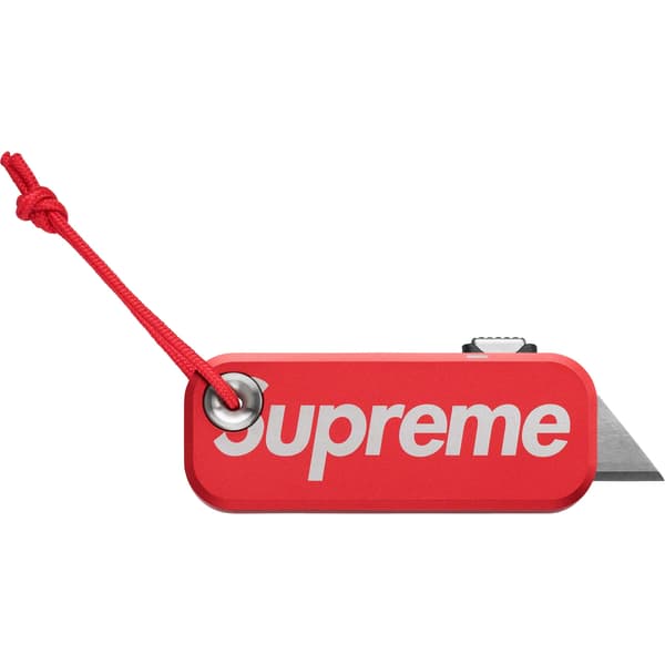 Supreme James Brand Palmer Utility Knife - Red (front)