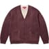 Supreme Jane's Addiction Cardigan - Burgundy (front)