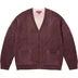 Supreme Jane's Addiction Cardigan - Burgundy (front)