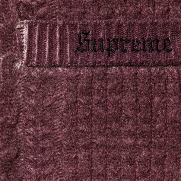 Supreme Jane's Addiction Cardigan - Burgundy (front)