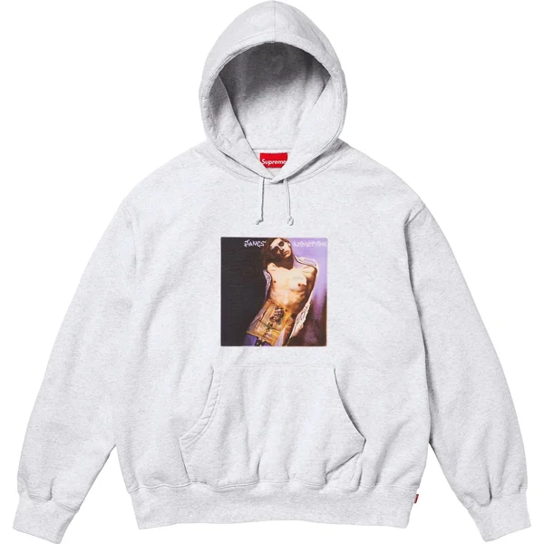 Supreme Jane's Addiction Hooded Sweatshirt - Ash Grey (front)