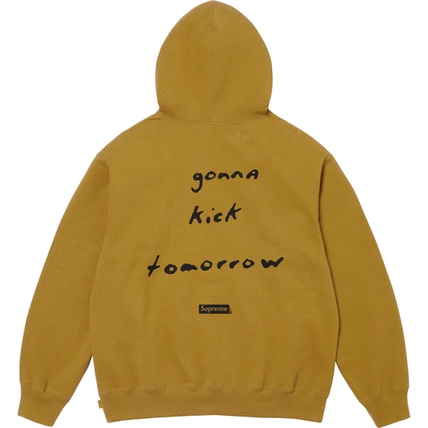 Supreme Jane's Addiction Hooded Sweatshirt - Dark Mustard (front)