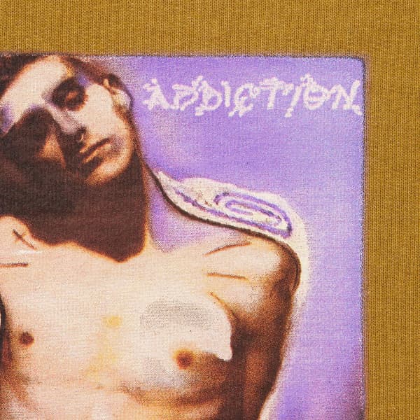Supreme Jane's Addiction Hooded Sweatshirt - Dark Mustard (front)