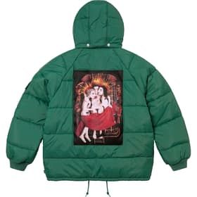Supreme Jane&#39;s Addiction Mechanics Jacket Green