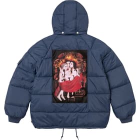 Supreme Jane&#39;s Addiction Mechanics Jacket Navy
