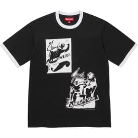 Supreme Jane&#39;s Addiction Ringer Tee Black