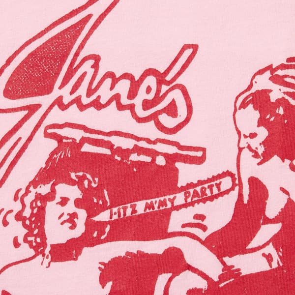 Supreme Jane's Addiction Ringer Tee - Pink (front)