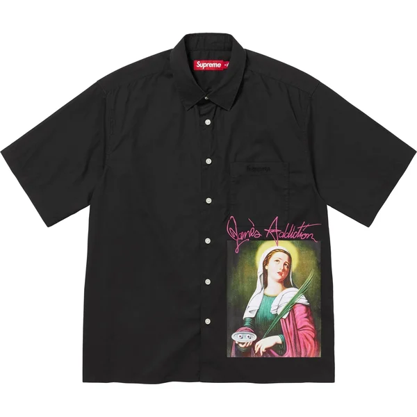 Supreme Jane's Addiction S/S Shirt - Black (front)