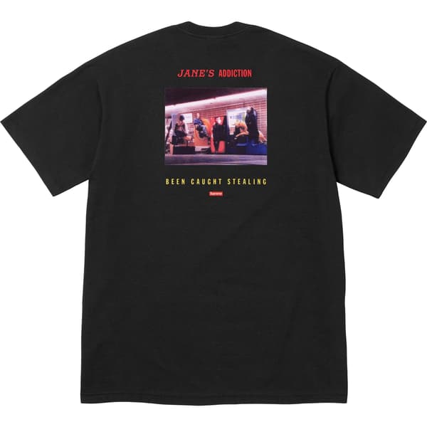 Supreme Jane's Addiction Stealing Tee - Black (front)