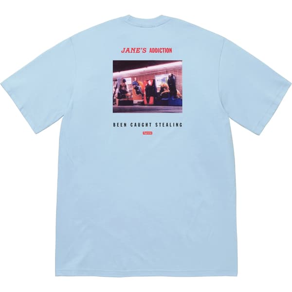 Supreme Jane's Addiction Stealing Tee - Powder Blue (front)