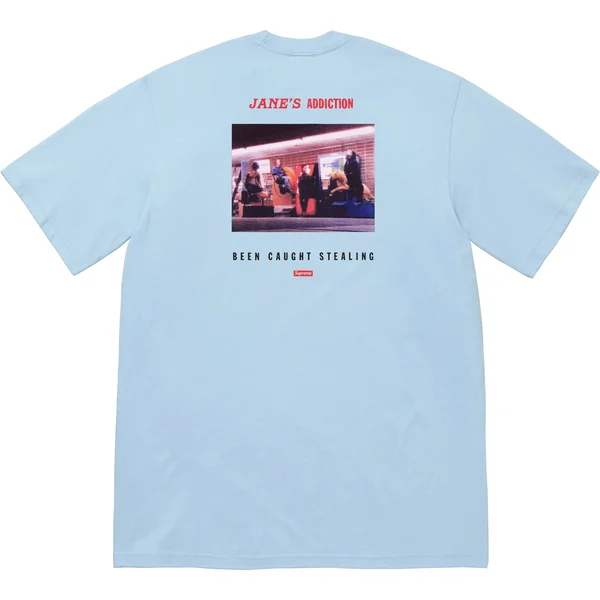 Supreme Jane's Addiction Stealing Tee - Powder Blue (front)