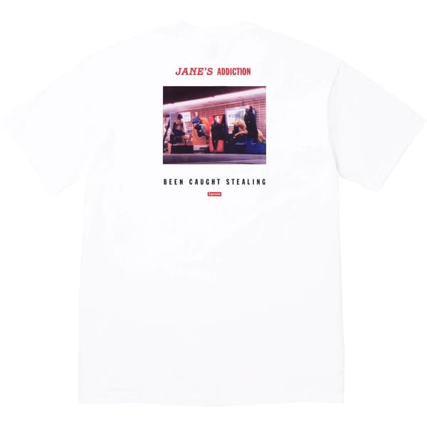 Supreme Jane's Addiction Stealing Tee - White (front)