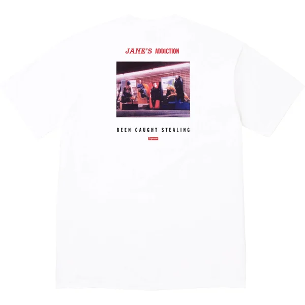 Supreme Jane's Addiction Stealing Tee - White (front)