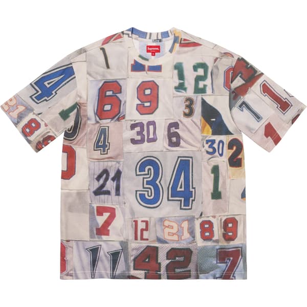 Supreme Jersey Collage S/S Top - White (front)