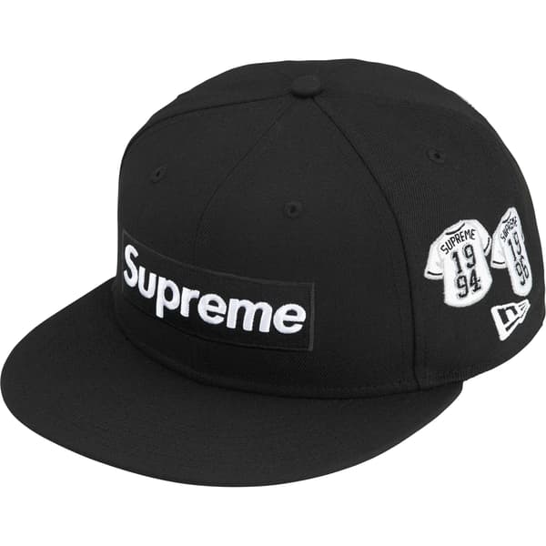 Supreme Jerseys Box Logo New Era - Black (front)