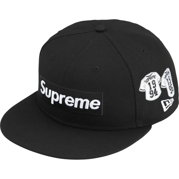 Supreme Jerseys Box Logo New Era - Black (front)