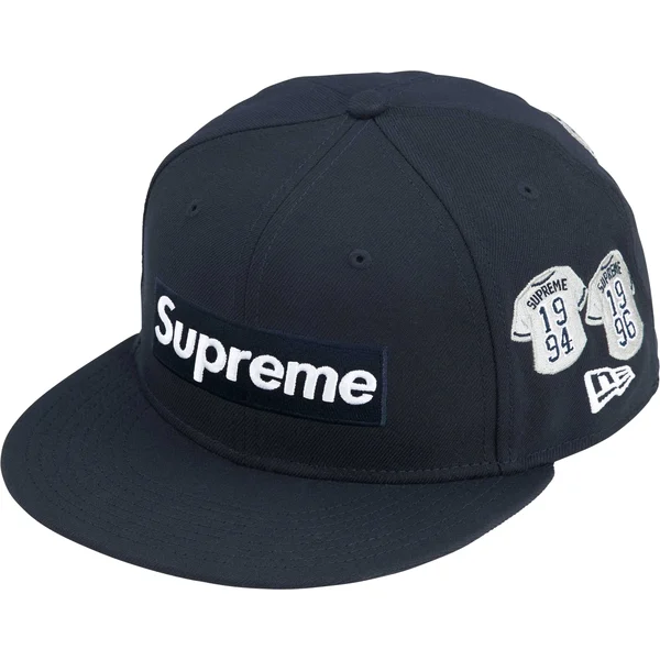 Supreme Jerseys Box Logo New Era - Navy (front)