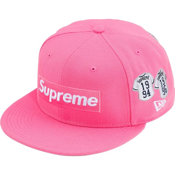 Supreme Jerseys Box Logo New Era - Pink (front)