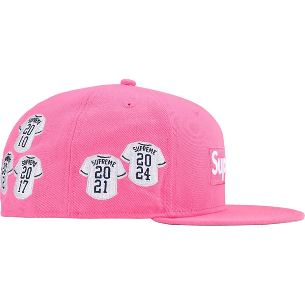 Supreme Jerseys Box Logo New Era - Pink (front)