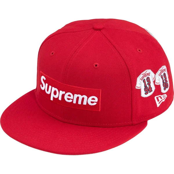 Supreme Jerseys Box Logo New Era - Red (front)