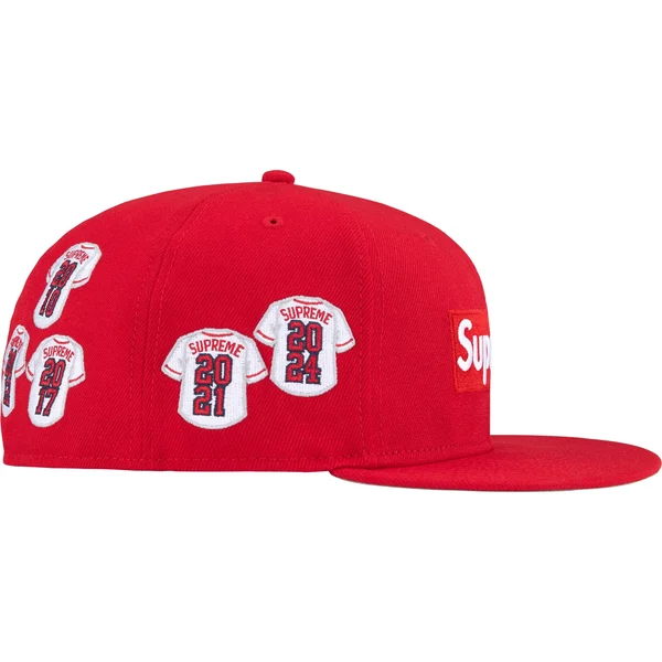 Supreme Jerseys Box Logo New Era - Red (front)