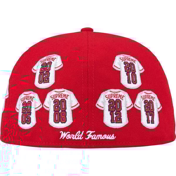 Supreme Jerseys Box Logo New Era - Red (front)