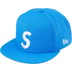 Supreme Jesus Piece S Logo New Era - Blue (front)