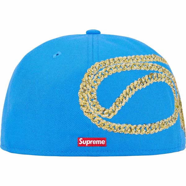 Supreme Jesus Piece S Logo New Era - Blue (front)