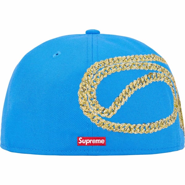 Supreme Jesus Piece S Logo New Era - Blue (front)