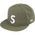 Supreme Jesus Piece S Logo New Era - Olive (front)
