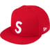 Supreme Jesus Piece S Logo New Era - Red (front)