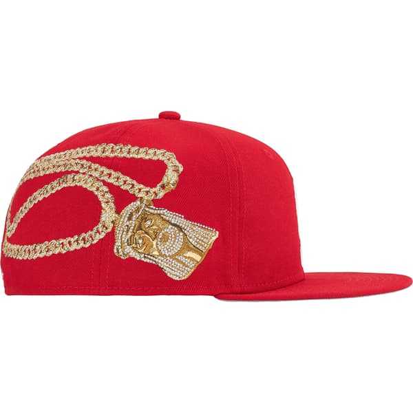 Supreme Jesus Piece S Logo New Era - Red (front)