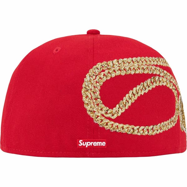 Supreme Jesus Piece S Logo New Era - Red (front)
