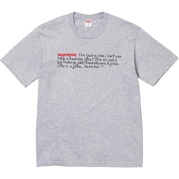 Supreme Joke Tee - Product Image