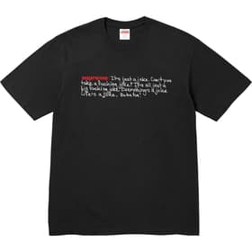 Supreme Joke Tee Black