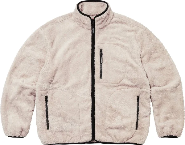 Supreme Kate Moss Fleece Jacket - Natural (front)