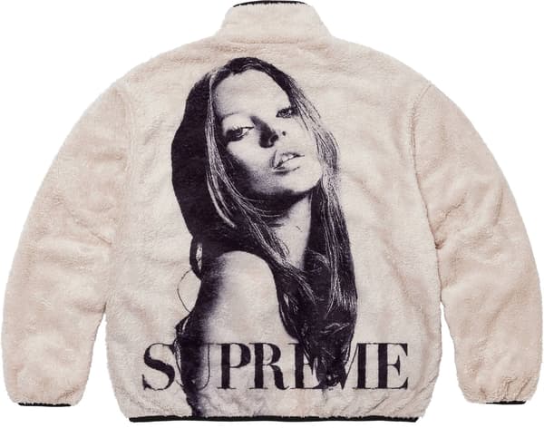 Supreme Kate Moss Fleece Jacket - Natural (front)