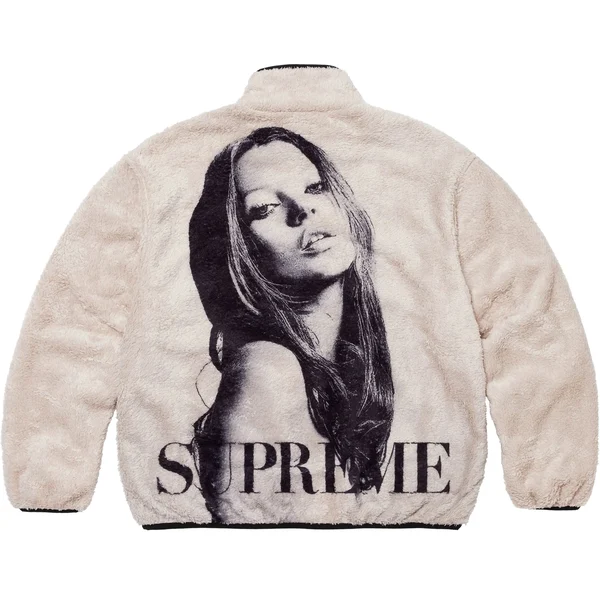 Supreme Kate Moss Fleece Jacket - Natural (front)