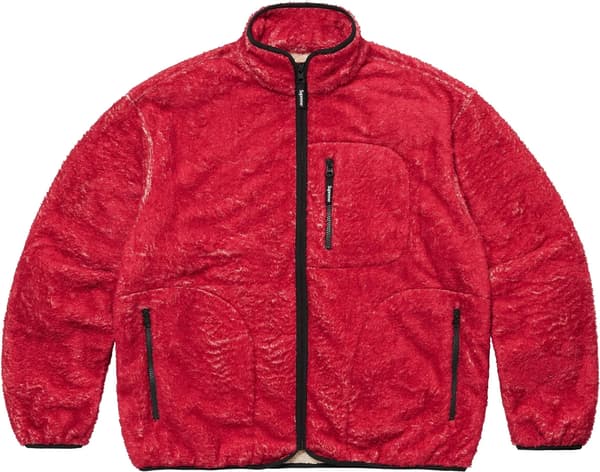 Supreme Kate Moss Fleece Jacket - Red (front)