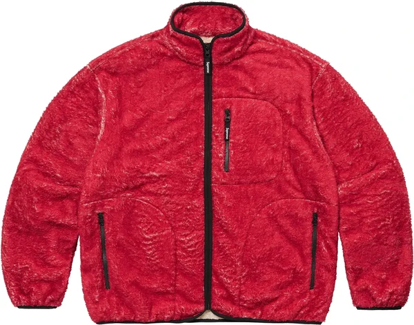 Supreme Kate Moss Fleece Jacket - Red (front)