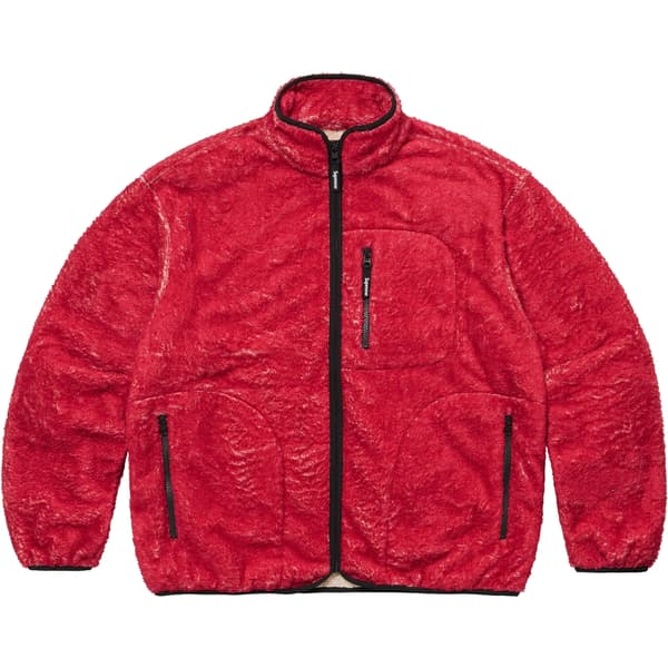 Supreme Kate Moss Fleece Jacket - Red (front)