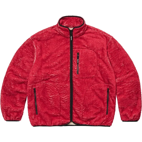 Supreme Kate Moss Fleece Jacket - Red (front)