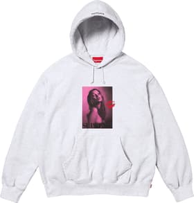 Supreme Kate Moss Hooded Sweatshirt Ash Grey