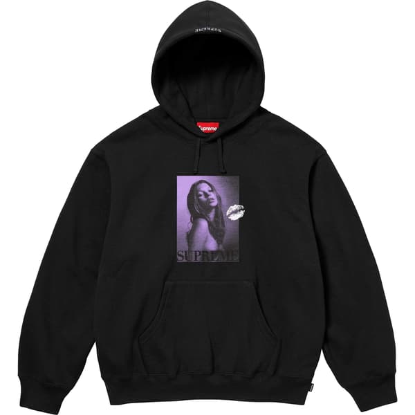 Supreme Kate Moss Hooded Sweatshirt - Black (front)