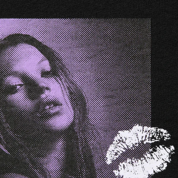 Supreme Kate Moss Hooded Sweatshirt - Black (front)