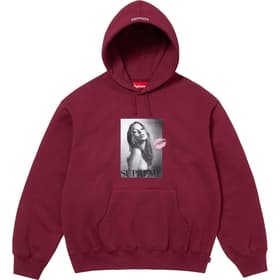 Supreme Kate Moss Hooded Sweatshirt Cardinal